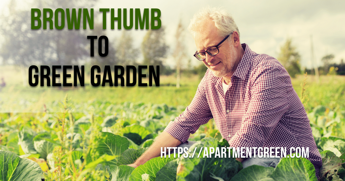 Brown Thumb into a Green Garden Guru